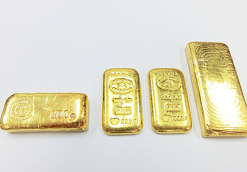 Auインゴット（刻印あり）